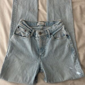 Abercrombie and fitch low rise jeans